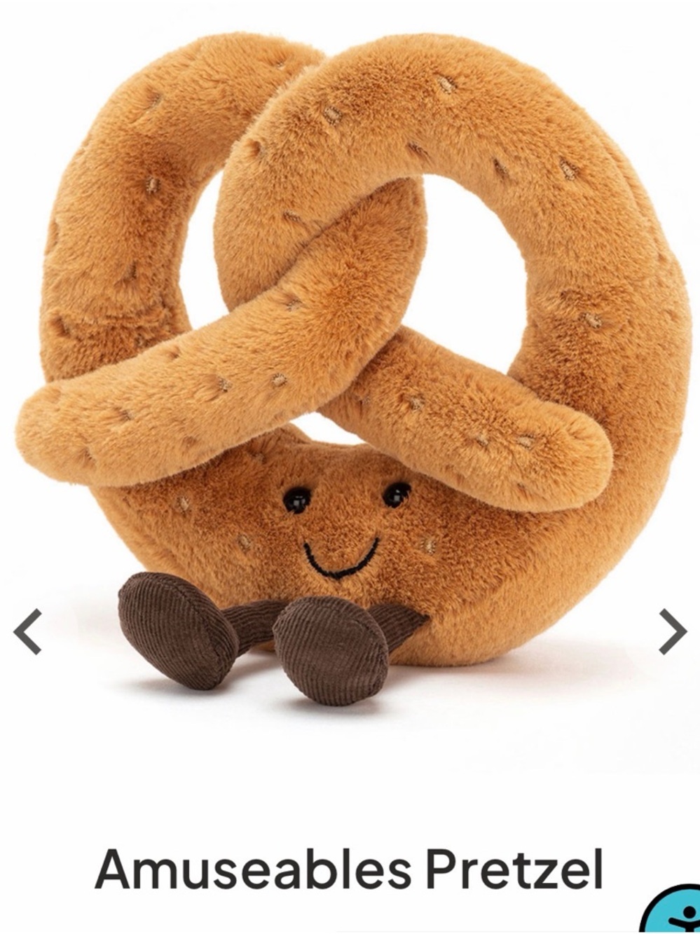Jellycat amuseables Pretzel - Picture 5 of 6
